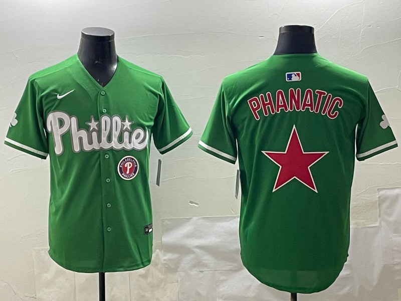 Men Philadelphia Phillies Phanatic green Limited 2025 MLB Nike jersey 01